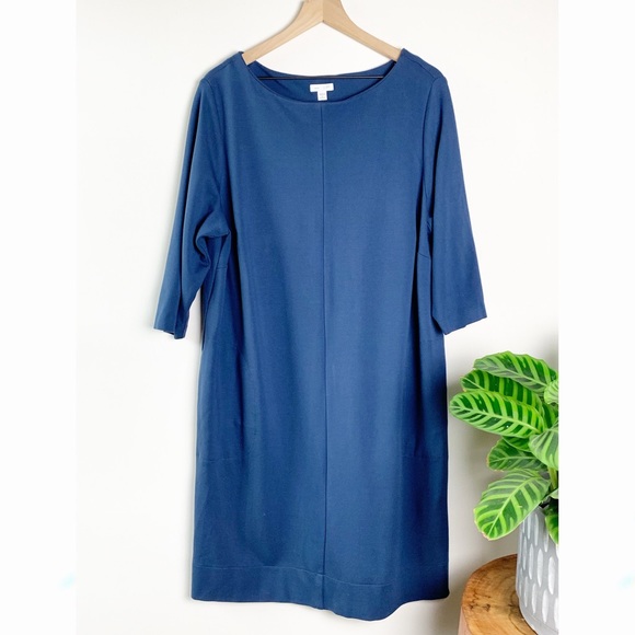 J. Jill Dresses & Skirts - J. Jill | 3/4 Sleeve Ponte Knit Dress